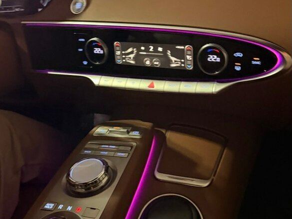 2021 Genesis GV70 I, синий - вид 19