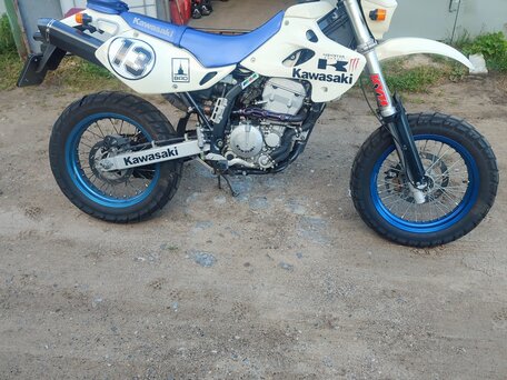 2002 Kawasaki D-tracker 250, белый, 335000 рублей, вид 5