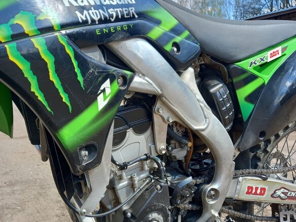 2009 Kawasaki KX 250, зелёный, 320000 рублей - вид 9