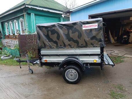 2014 Курганские прицепы Крепыш 8213 03, серебристый, 80000 рублей, вид 1