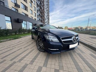 2012 Mercedes-Benz CLS 350 CDI II (C218), синий, 3200000 рублей, вид 1