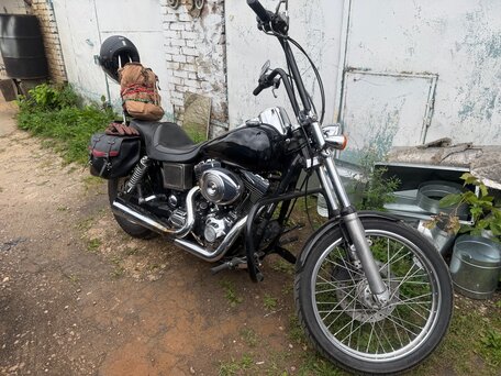 2004 Harley-Davidson Dyna Wide Glide, чёрный, 730000 рублей, вид 3