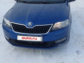 2018 Skoda Rapid I Рестайлинг, синий, 860000 рублей, вид 1