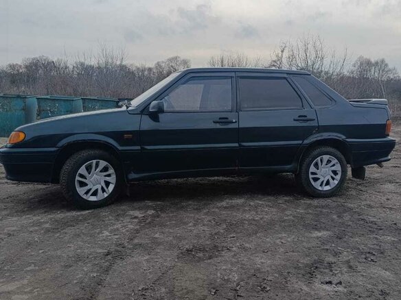 2002 Lada (ВАЗ) 2115, зелёный, 165000 рублей - вид 1