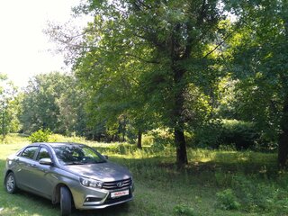 2016 Lada (ВАЗ) Vesta I, серый, 1050000 рублей, вид 4