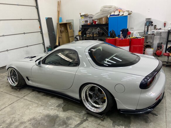 1997 Mazda RX-7 III (FD), серый - вид 5