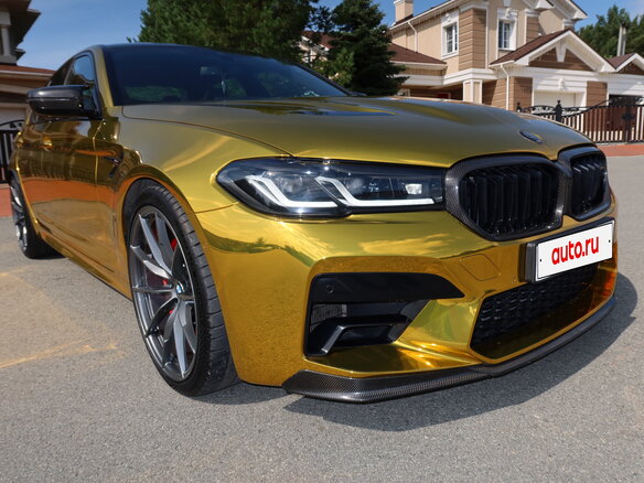 2021 BMW M5 CS VI (F90) Рестайлинг, золотистый - вид 17