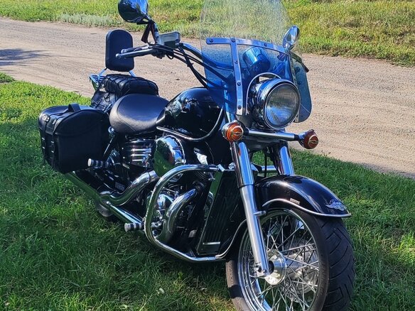 2000 Honda Shadow 750, чёрный, 450000 рублей