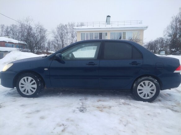 2005 Mitsubishi Lancer IX, синий, 400000 рублей - вид 4