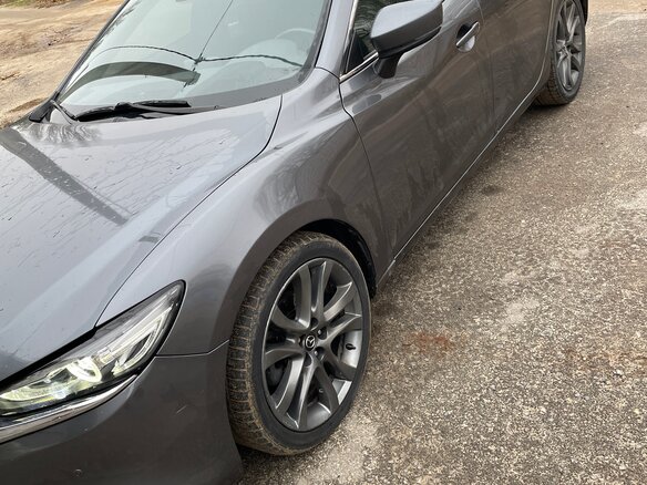 2019 Mazda 6 III (GJ) Рестайлинг 2, серый - вид 2