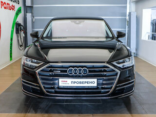 2019 Audi A8 Long 60 TFSI IV (D5), чёрный, 6979000 рублей, вид 2