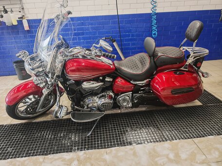 2009 Yamaha XV 1900, красный, 850000 рублей, вид 2