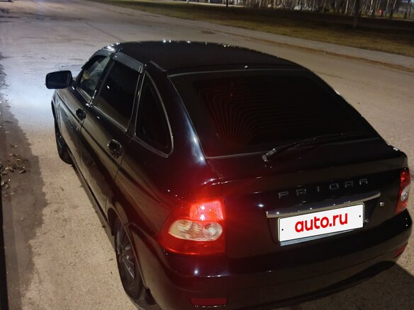 2008 Lada (ВАЗ) Priora I, чёрный, 260000 рублей - вид 6