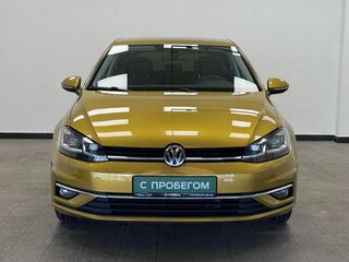 2018 Volkswagen Golf VII Рестайлинг, жёлтый, 1825000 рублей, вид 3