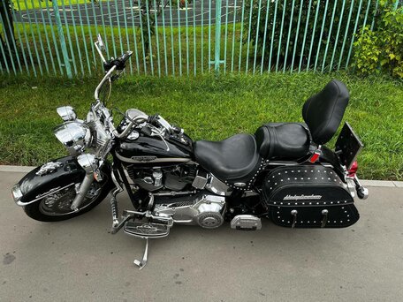 2002 Harley-Davidson Heritage, чёрный, 689000 рублей, вид 2