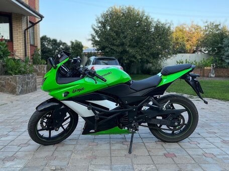 2009 Kawasaki Ninja 250R, зелёный, 350000 рублей, вид 4