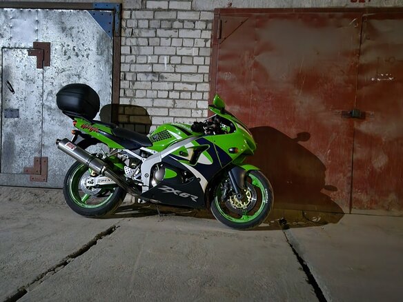 1999 Kawasaki ZX-6 Ninja, зелёный, 350000 рублей - вид 6