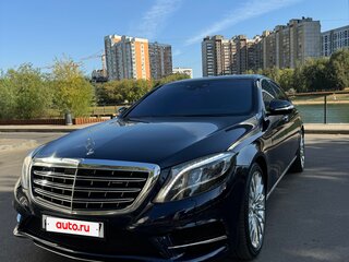 2015 Mercedes-Benz S-Класс 500 VI (W222, C217), синий, 2850000 рублей, вид 3