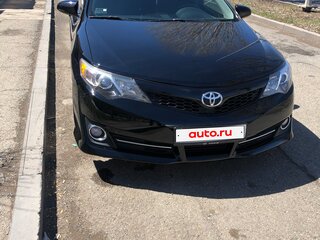 2014 Toyota Camry VII (XV50) Рестайлинг, чёрный, 1250000 рублей, вид 2