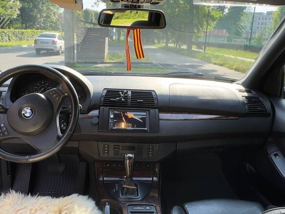 2004 BMW X5 4.4i I (E53) Рестайлинг, чёрный, 1000000 рублей - вид 8