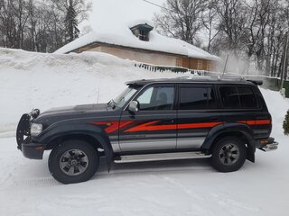 1996 Toyota Land Cruiser 80 Series Рестайлинг, зелёный, 4000000 рублей, вид 4
