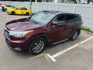 2014 Toyota Highlander III (XU50), красный, 2800000 рублей, вид 5