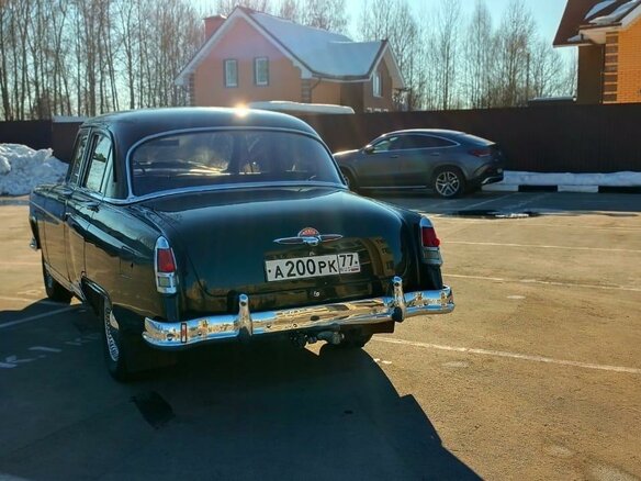 1959 ГАЗ 21 «Волга» 21В, чёрный - вид 3