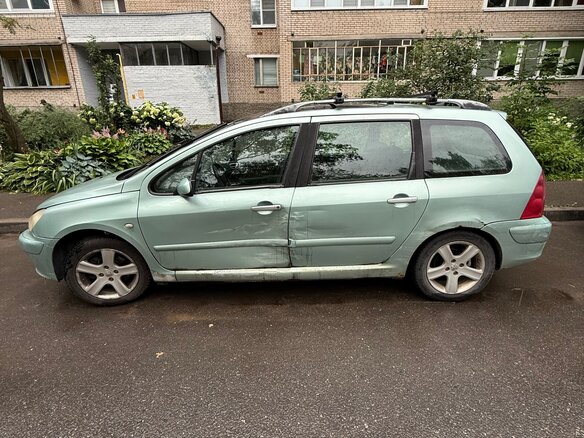 2003 Peugeot 307 5-speed I, зелёный, 150000 рублей - вид 5