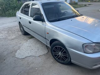 2005 Hyundai Accent ТагАЗ II, серебристый, 240000 рублей, вид 1