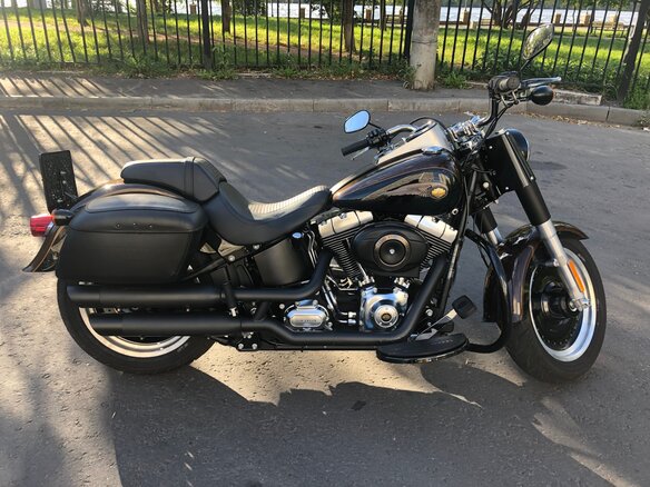2013 Harley-Davidson Fat Boy, коричневый, 1700000 рублей - вид 8