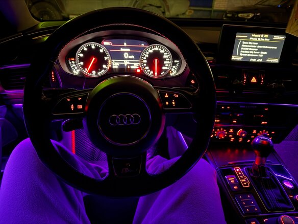2013 Audi A6 IV (C7), синий, 2650000 рублей - вид 8