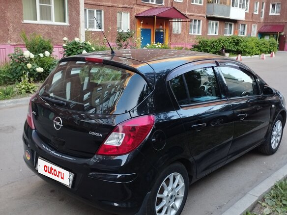 2008 Opel Corsa D, чёрный, 420000 рублей - вид 6
