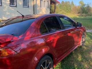 2008 Mitsubishi Lancer X, красный, 630000 рублей, вид 4