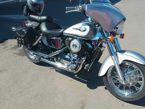 2001 Honda Shadow 750, серебристый, 600000 рублей - вид 9