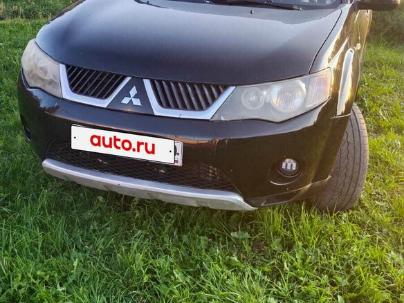 2007 Mitsubishi Outlander II, чёрный, 840000 рублей - вид 4