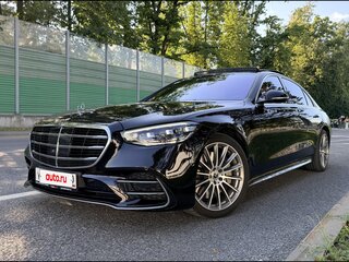2021 Mercedes-Benz S-Класс 500 Long 4MATIC VII (W223), чёрный, 8420000 рублей, вид 1