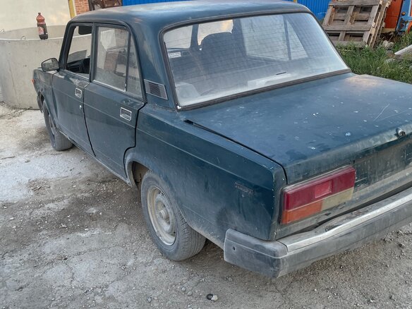 2004 Lada (ВАЗ) 2107, зелёный, 60000 рублей - вид 3