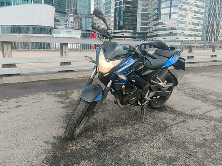 2016 Bajaj Pulsar NS 200, синий, 199000 рублей, вид 3