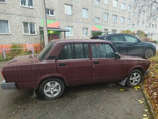2009 Lada (ВАЗ) 2107, пурпурный, 300000 рублей, вид 4
