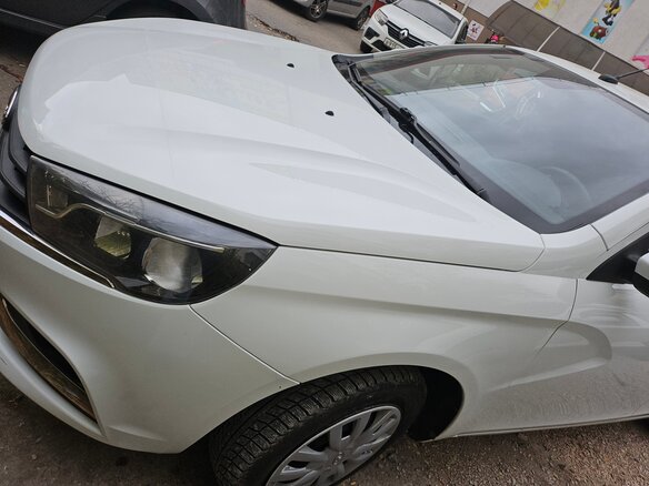 2017 Lada (ВАЗ) Vesta I, белый, 985000 рублей - вид 3