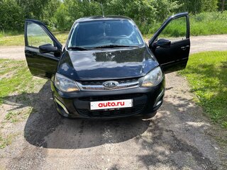 2013 Lada (ВАЗ) Kalina II, чёрный, 400000 рублей, вид 1