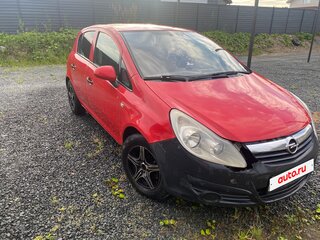 2007 Opel Corsa D, красный, 250000 рублей, вид 2