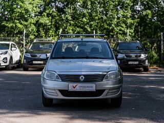 2013 Renault Logan I Рестайлинг, серый, 372000 рублей, вид 3