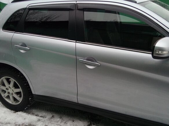 2012 Mitsubishi ASX I, серый, 1300000 рублей - вид 6