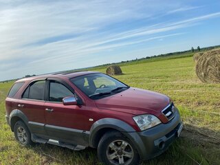 2003 Kia Sorento 4-speed I, красный, 470000 рублей, вид 2