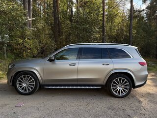 2019 Mercedes-Benz GLS 400 d II (X167), серебристый, 7500000 рублей, вид 3