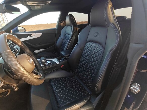 2019 Audi A5 II (F5), синий, 3500000 рублей - вид 18