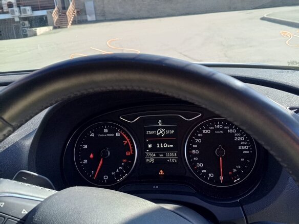 2014 Audi A3 III (8V), белый, 1450000 рублей - вид 9