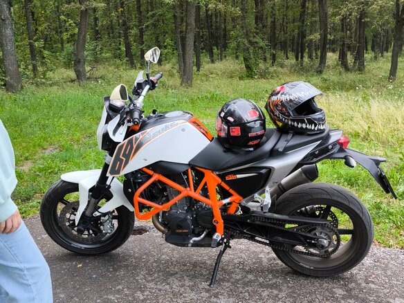 2012 KTM 690 Duke, белый, 350000 рублей - вид 1