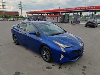 2018 Toyota Prius IV (XW50), синий, 1840000 рублей, вид 3